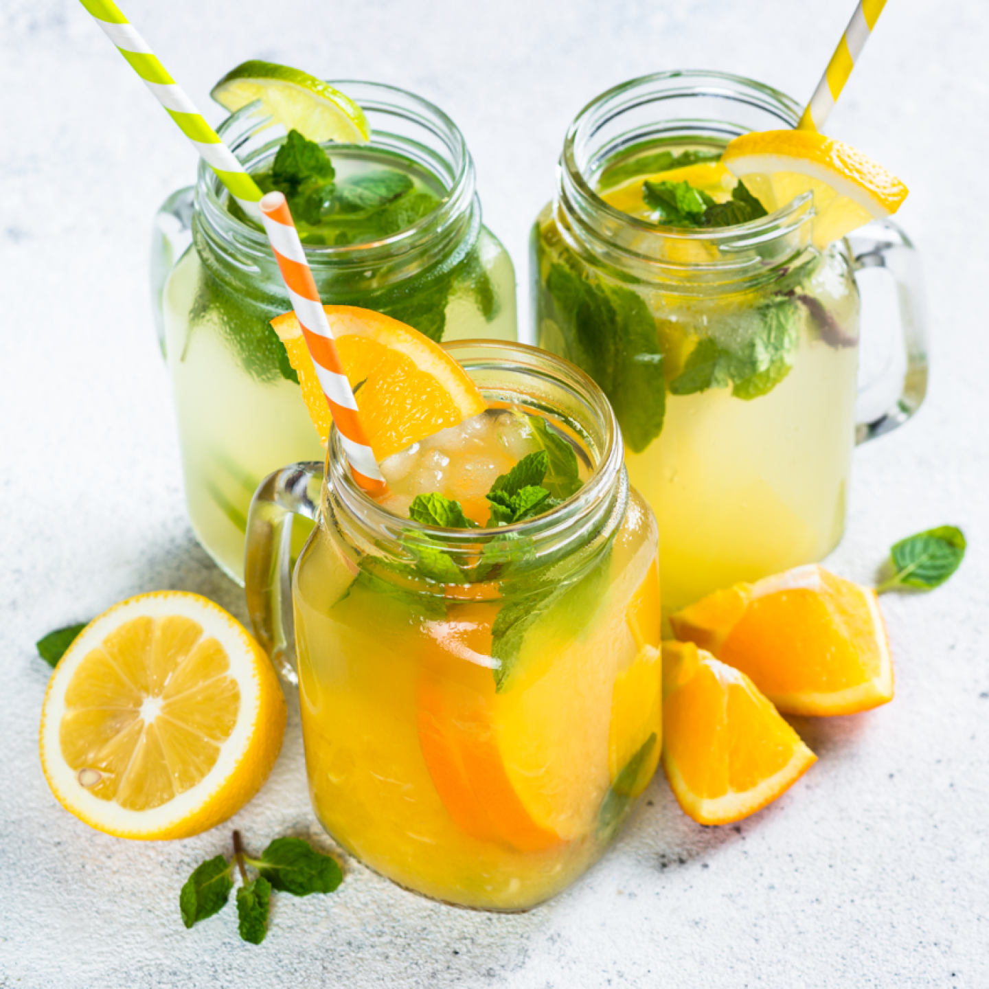 lemonade mojito and orange lemonade on white 2021 08 26 18 07 29 utc groot